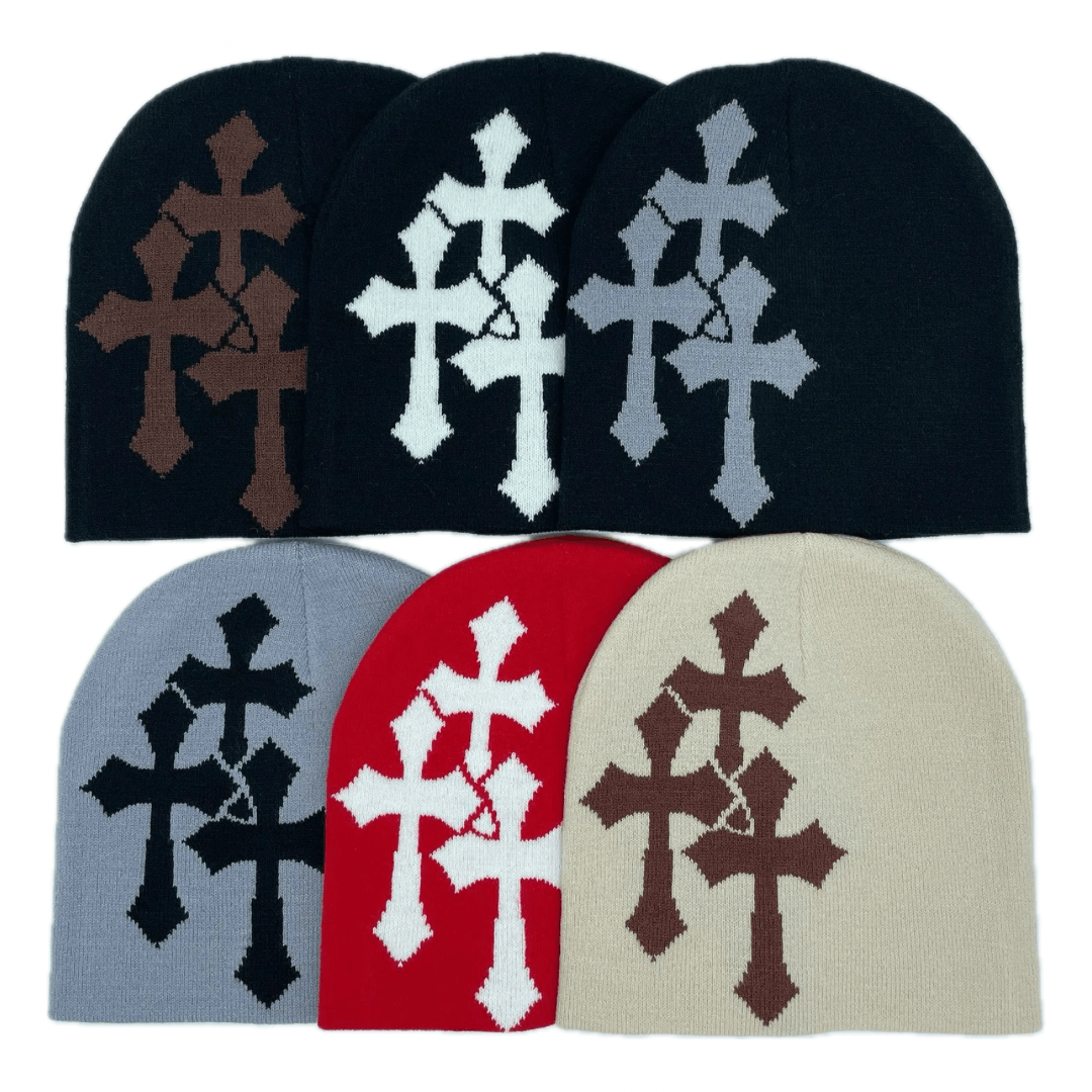 ThreeCross Beanie - Hustly 