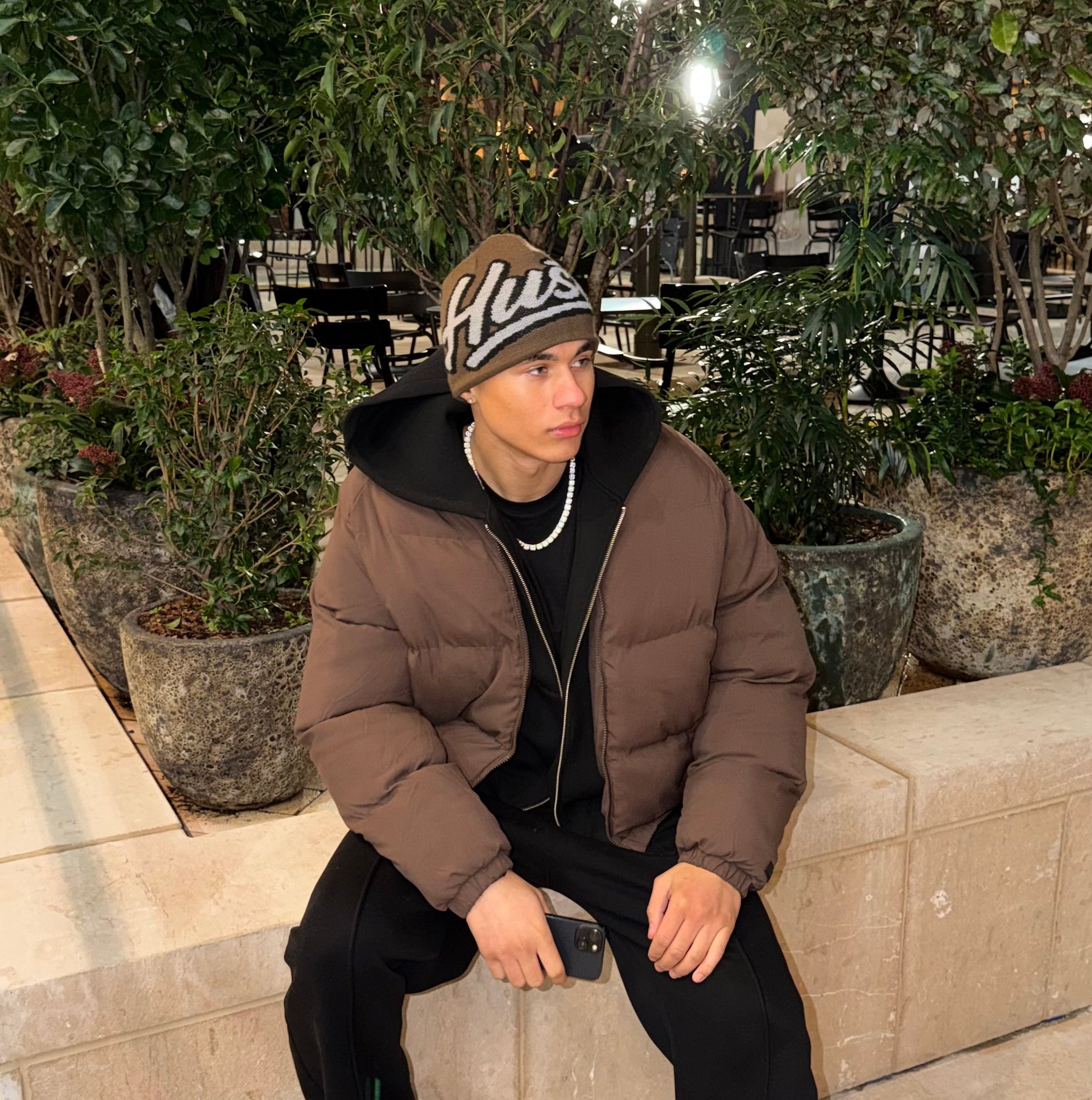 Signature Beanie - Brown